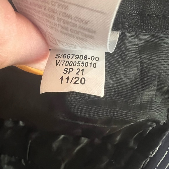 Banana Republic Sloan Curvy Fit Navy and White Trouser Pants - Picture 6 of 7